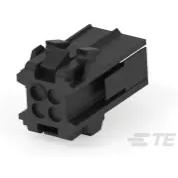 TE Connectivity-207016-1 Einzeladersteckverbinder, Gehäuse Conn Housing RCP 4 POS 5mm Crimp ST Cable Mount Black Package