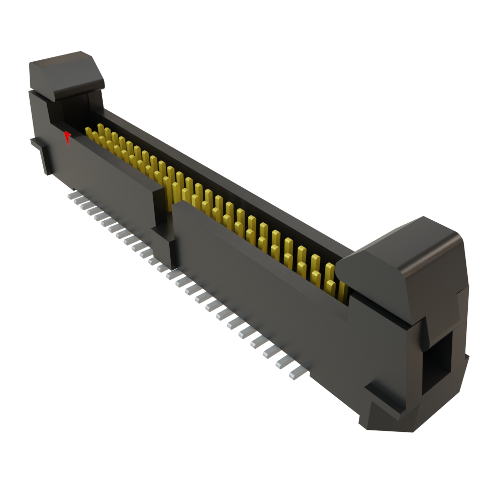 Samtec-EHF-125-01-L-D-SM Steckverbinderleisten und Leiterplattenbuchsen Conn Ejector Header HDR 50 POS 1.27mm Solder ST Top Entry SMD Tube