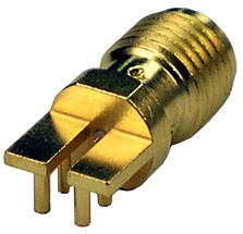 Cinch Connectivity Solutions-142-0761-801 Connector RF Conn SMA 0Hz to 26.5GHz 50Ohm Solder ST Edge Mount RCP Gold Over Nickel Over Copper
