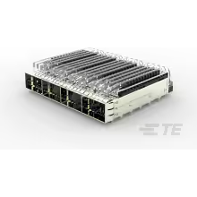 TE Connectivity-2170790-3 连接器配件 Connector Accessories Cage/Heat Sink Assembly Right Angle Nickel Silver Alloy Box/Tray