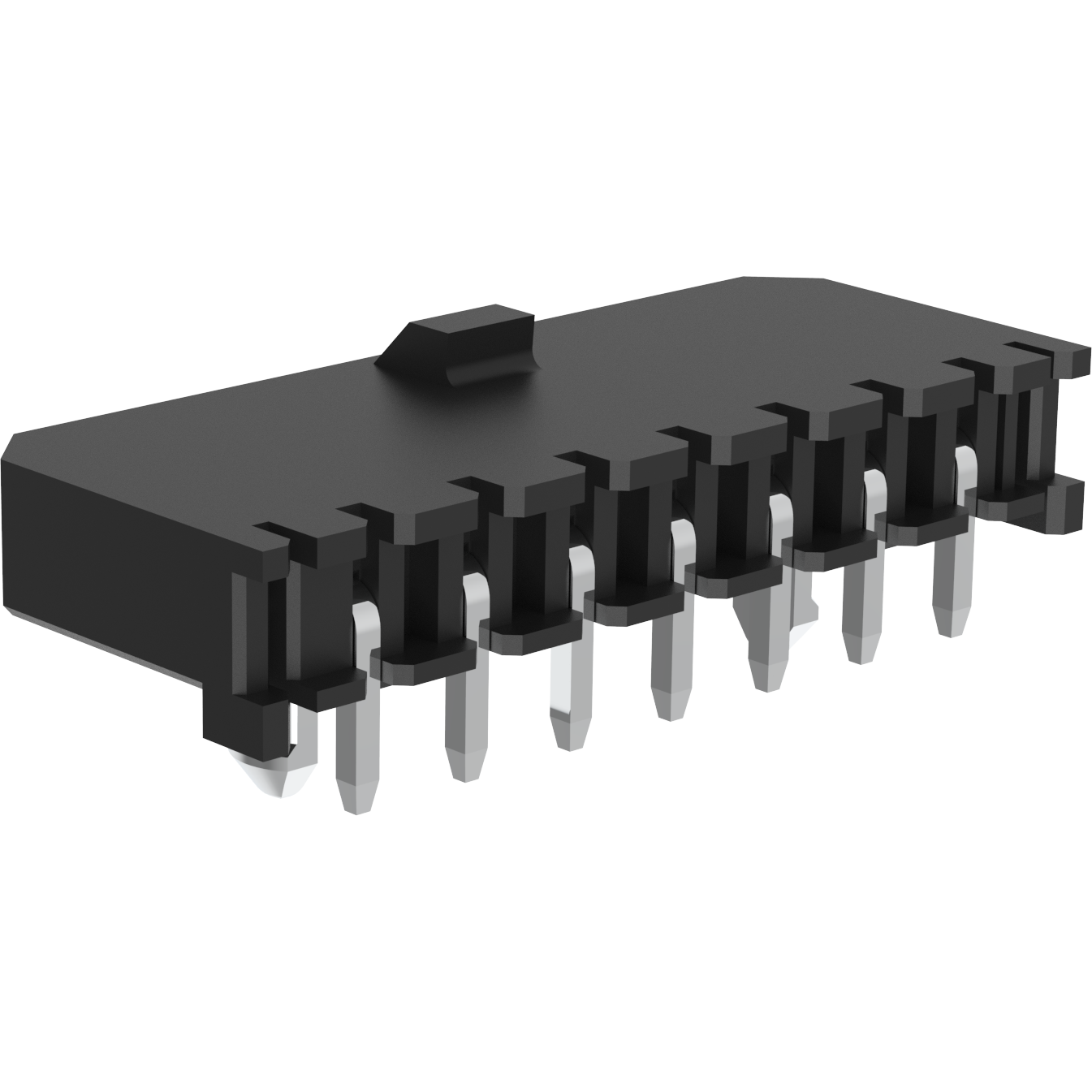 Amphenol Communications Solutions-G88MPB07002C1EU Steckverbinderleisten und Leiterplattenbuchsen Conn Wire to Board HDR 7Power POS 3mm Solder RA Side Entry Thru-Hole Tray