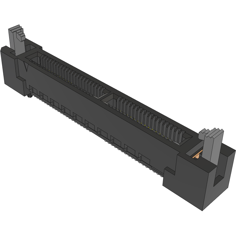 Samtec-HSEC8-140-01-S-DV-A-BL Steckverbinder, Kartenrand Conn Card Edge SKT 80 POS 0.8mm Solder ST SMD EDGE RATE™ Tray
