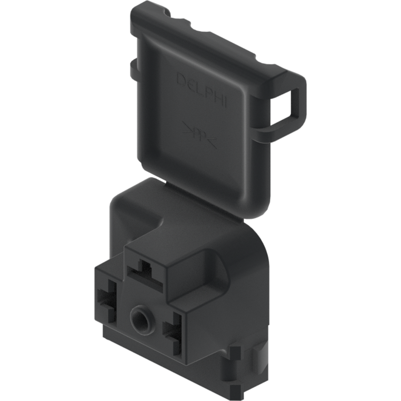 Aptiv-12034372 Connector Discrete Wire Housing Conn Housing F 3 POS Crimp ST Cable Mount Black