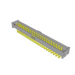 Conn Shrouded Header HDR 44 POS 2mm Solder RA Thru-Hole Tube