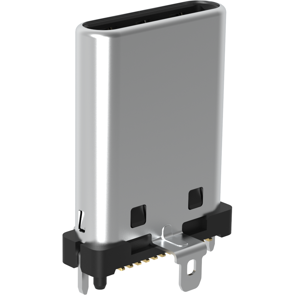 Amphenol-GSB3CN1130DSHR Connector USB USB3.2 GEN1, Type C Plug, Vertical, Height 11.1mm, Dual Row Surface Mount