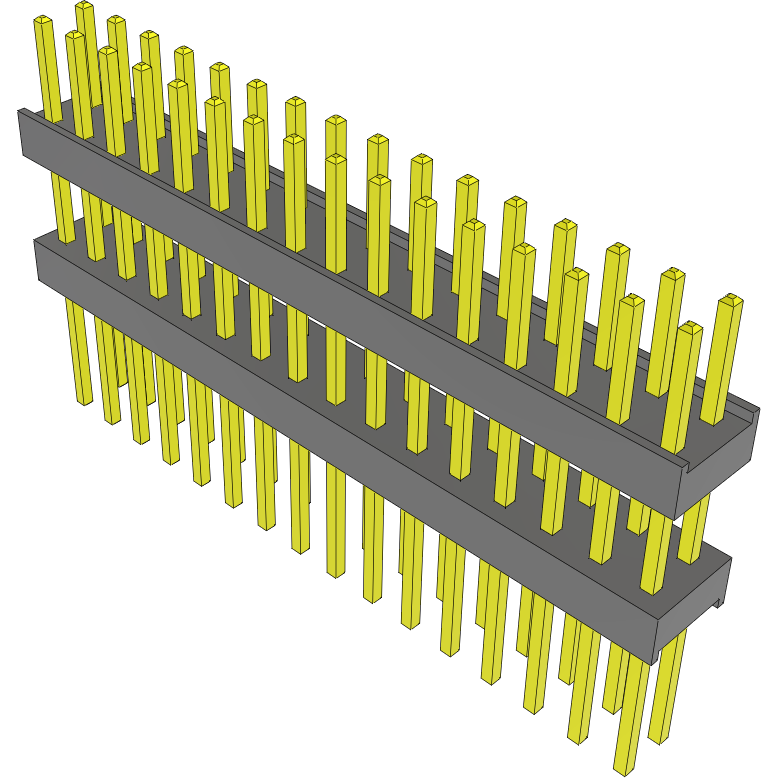 Samtec-EW-16-11-G-D-400 Steckverbinderleisten und Leiterplattenbuchsen Conn Board Stacker HDR 32 POS 2.54mm Solder ST Top Entry Thru-Hole Bulk