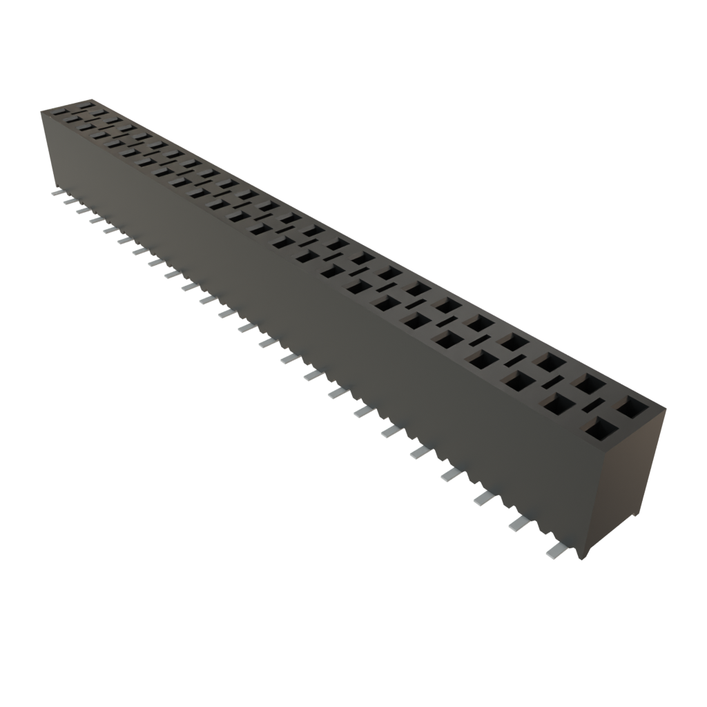 Samtec-TSM-124-02-L-DV Steckverbinderleisten und Leiterplattenbuchsen Conn Unshrouded Header HDR 48 POS 2.54mm Solder ST Top Entry SMD Tube