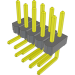 Conn Unshrouded Header HDR 10 POS 2.54mm Solder RA Side Entry Thru-Hole Bulk
