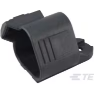 TE Connectivity-1011-345-0305 Accessoires de raccordement Connector Accessories Plug Protection Cap Straight Plastic Black Box