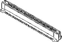 Molex-52584-1479 Piastre connettori e prese PCB Conn Board to Board RCP 140 POS 1mm Solder ST Top Entry SMD SlimStack Tube