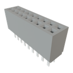 Conn Socket Strip SKT 18 POS 1.27mm Solder ST Top Entry Thru-Hole TIGER EYE™ Tube
