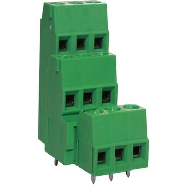 CamdenBoss Ltd-CTBPTDVG/3 Steckverbinder, Klemmenblöcke Conn Terminal Block F 9 POS 5mm Solder ST Thru-Hole 15A