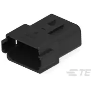 TE Connectivity-DT04-12PA-CE02 Carcaza de cables discretos de conector Conn Housing RCP 12 POS Crimp ST Cable Mount Black Box Automotive