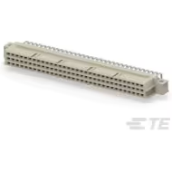 ERNI Electronics-284258 Steckverbinder, Mutterplatine Conn Backplane F 96 POS 2.54mm Solder RA Thru-Hole