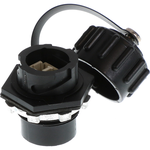 Optical Industrial Adapter, LC Duplex, Multimode