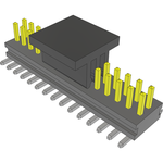 Conn Unshrouded Header HDR 30 POS 1mm Solder ST Top Entry SMD T/R