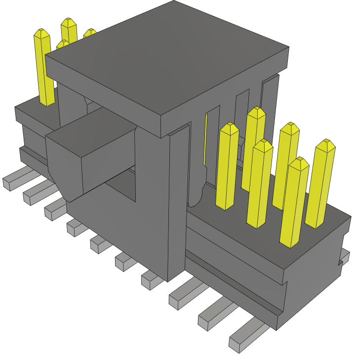 Samtec-FTSH-110-01-L-DV-K-A-P-TR Steckverbinderleisten und Leiterplattenbuchsen Conn Unshrouded Header HDR 20 POS 1.27mm Solder ST Top Entry SMD TIGER CLAW™ T/R