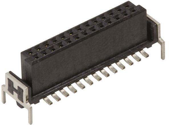 HARTING Technology Group-15210262401000 Connector Headers and PCB Receptacles Conn Socket Strip SKT 26 POS 1.27mm Solder ST SMD har-flex® T/R