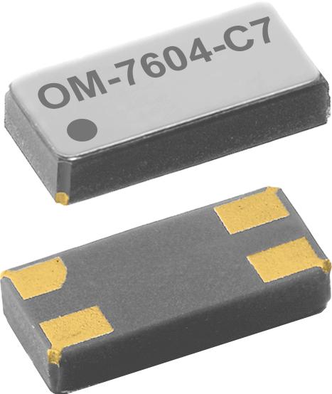 Micro Crystal AG-OM-7604-C7 32.768KHZ 20PPM TB QA SMD-Quarzoszillator Oscillator XO 0.032768MHz CMOS 60% 1.8V/2.5V/3.3V/5V Automotive AEC-Q200 4-Pin CSMD T/R