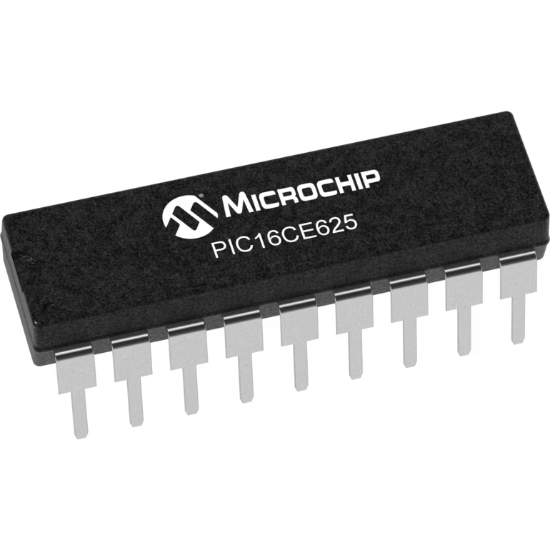 Microchip Technology-PIC16CE625-04I/P Microcontrollers - MCUs MCU 8-bit PIC RISC 3.5KB EPROM 3.3V/5V 18-Pin PDIP Tube