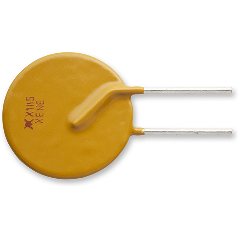 TE Connectivity-RXEF185-1 Fusible reprogramable PTC PTC Resettable Fuse 10A(hold) 17A(trip) 16VDC 100A 3.6W 6s 0.004Ohm Radial 16.5 X 3 X 25.2mm T/R