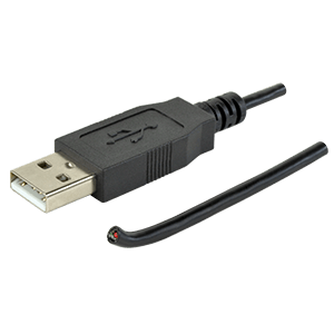 Same Sky (formerly CUI Devices)-CBL-UA-BC-1 Cable Assembly USB Cable Assembly 1m USB 2.0 Type A 4 POS M 28AWG