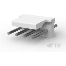 TE Connectivity-644753-4 Connector Headers and PCB Receptacles Conn Wire to Board HDR 4 POS 3.96mm Solder ST Top Entry Thru-Hole Package
