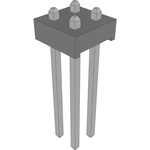 Conn Unshrouded Header HDR 4 POS 2mm Solder ST Top Entry Thru-Hole Bulk