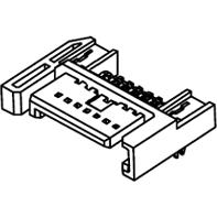 Molex-0674901220 Raccordement SCSI Conn SATA PL 7 POS 1.27mm Solder RA SMD 7 Terminal 1 Port Tray