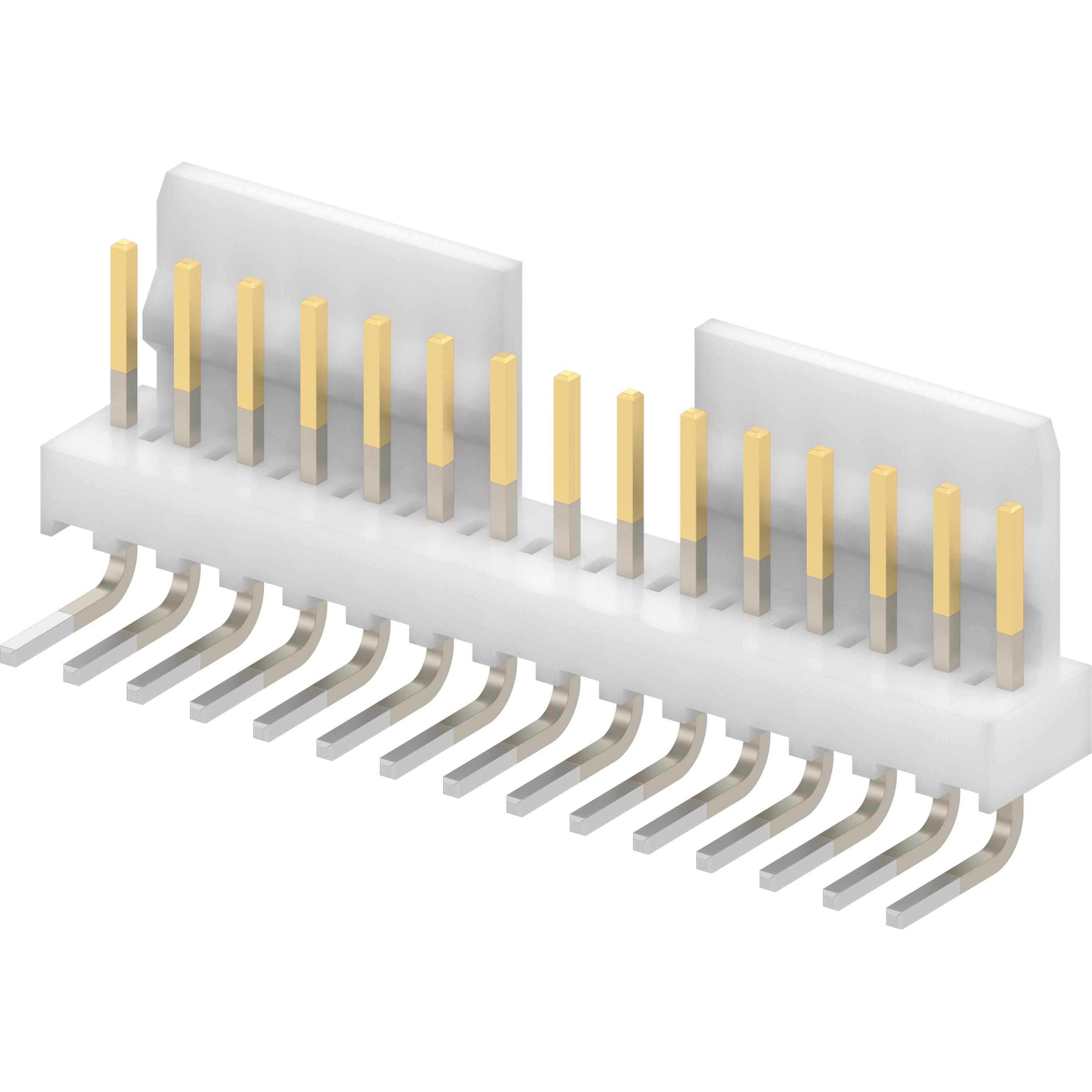 Molex-22124152 Steckverbinderleisten und Leiterplattenbuchsen Conn Wire to Board HDR 15 POS 2.54mm Solder RA Side Entry Thru-Hole KK Bag