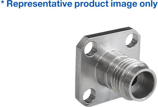 Bulgin Components PLC-RFSSMAA4JAACFEC RF-Steckverbinder SSMA Series Pin With Extended, 4 Hole Flange