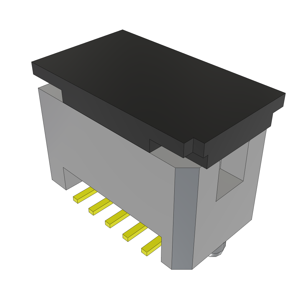 Samtec-TFM-105-02-S-D-A-P Piastre connettori e prese PCB Conn Shrouded Header (4 Sides) HDR 10 POS 1.27mm Solder ST Top Entry SMD TIGER EYE™ Tube