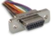 ITT Corporation-MDM-15SH002M5-A174 Steckverbinder, D-Sub Conn Micro-D SKT 15 POS 0.64mm Crimp ST Cable Mount 15 Terminal 1 Port