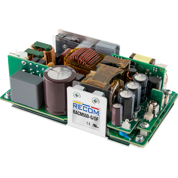 RECOM Power-RACM550-24SG/OF AC-DC-Spannungsversorgung AC/DC Power Supply Single-OUT 24V 22.92A 300W 13-Pin Box