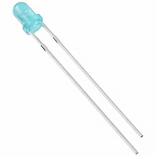 Visual Communications-VAOL-3LSBY2 DEL LED Uni-Color Blue 2-Pin T-1 Bag