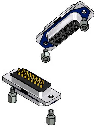 CONEC-15-006403 Conector D-subminiatura Conn D-Sub F 15 POS Solder Cup ST Cable Mount 15 Terminal 1 Port