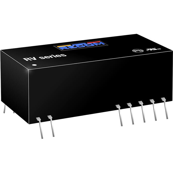 RECOM Power GmbH-RV-1212S DC to DC Converter and Switching Regulator Module Module DC-DC 12VIN 1-OUT 12V 0.167A 2W 14-Pin DIP Module Tube