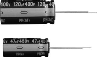 Nichicon-UPH2W560MHD Kondensator, Aluminium Cap Aluminum Lytic 56uF 450V 20% (12.5 X 35.5mm) Radial 5mm 0.49A 2000h 105°C Bulk