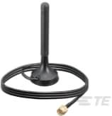 TE Connectivity-ANT-5GW-MMG1-SMA-1 Antennas Magnetic Mount 5G/LTE Antenna with an SMA plug (male pin) connector on 1 m (39.37 in) RG-174/U coaxial cable