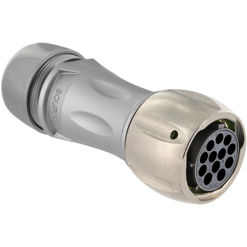 Eaton-UT0X6MS1492SY Steckverbinder, rund Conn Circular SKT 12 POS Crimp ST Cable Mount 12 Terminal 1 Port