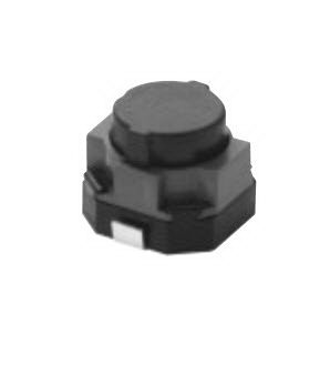 Panasonic-EVP-ASDC1A-YAN Tastschalter Switch Tactile N.O. SPST Round Button J-Lead 0.05A 12VDC 2.5N SMD T/R