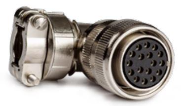 ITT Corporation-CA08COM-F18-11S-B-01-44 Conector circular Conn Circular SKT 5 POS Crimp RA Cable Mount 5 Terminal 1 Port