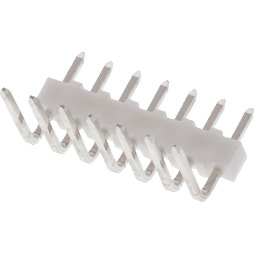 Molex-22052071 Connector Headers and PCB Receptacles Conn Unshrouded Header HDR 7 POS 2.54mm Solder RA Side Entry Thru-Hole KK Bag