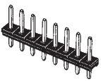 Omron-XJ8B0311 Steckverbinderleisten und Leiterplattenbuchsen Conn Unshrouded Header HDR 3 POS 2.54mm Solder ST Top Entry Thru-Hole