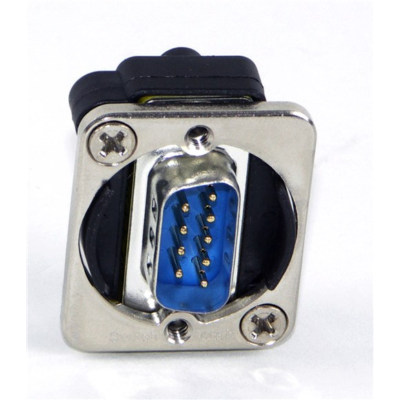 Switchcraft-EHDB9MM Connector D-Subminiature Conn D-Sub PIN/PIN 9/9 POS ST Panel Mount 1/1 Port Bag