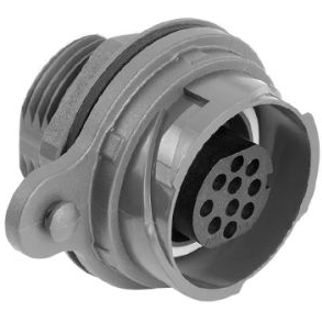 Bulgin Components PLC-PXP7012/10S/CR Conector circular Conn Circular SKT 10 POS Crimp ST Panel Mount 10 Terminal 1 Port Buccaneer® Bulk