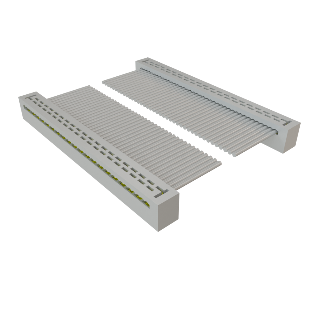 Samtec-TCSD-20-D-12.00-01-N Flachband Kabelbaugruppen Cable Assembly 0.304m 28AWG 1mm 40 to 40 POS IDC Connector to IDC Connector F-F TIGER EYE™ Bulk