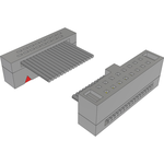Cable Assembly 0.151m 30AWG 1.27mm 16 to 16 POS IDC Connector to IDC Connector F-F TIGER EYE™ Bulk