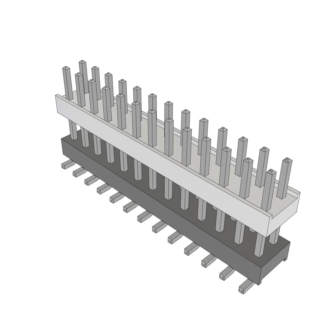Samtec-HW-13-12-LM-D-307-110 Steckverbinderleisten und Leiterplattenbuchsen Conn Board Stacker HDR 26 POS 2.54mm Solder ST Top Entry Thru-Hole Bulk