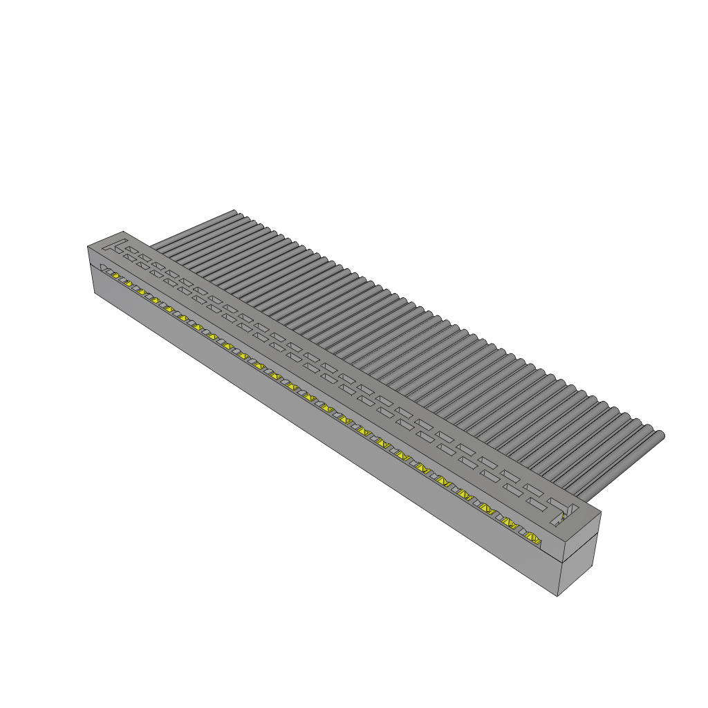Samtec-TCSD-25-S-10.00-01-N Flachband Kabelbaugruppen Cable Assembly 0.254m 28AWG 1mm 50 POS IDC Connector F TIGER EYE™ Bulk